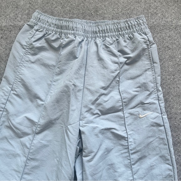 Nike Sportswear Everything Woven Mid-Rise Open-Hem Trousers Sz XS Blue - Picture 3 of 8